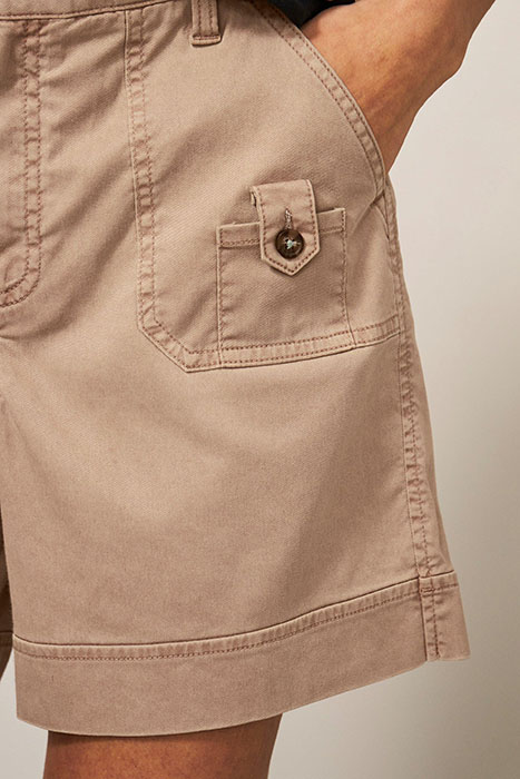 MOLLIE COMBAT SHORTS DARK NATURAL 3