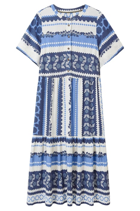 PIP MIDI DRESS BLUE MULTI 4