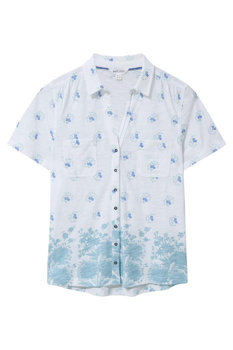 PENNY POCKET JERSEY SHIRT WHITE PRINTED 3