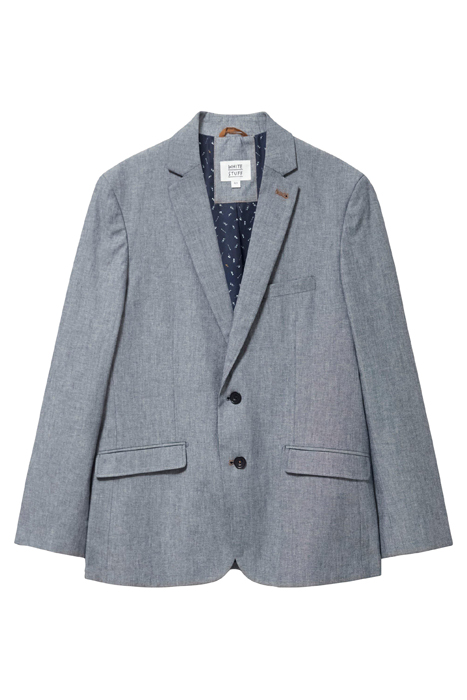 HEATH CHAMBRAY BLAZER CHAMB BLUE 4