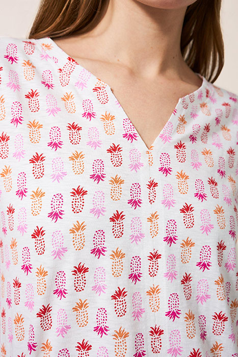 NELLY PRINT TEE ORANGE PRINT 3