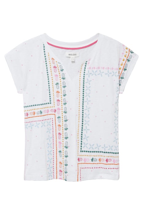 NELLY PRINT TEE WHITE PRINT 4