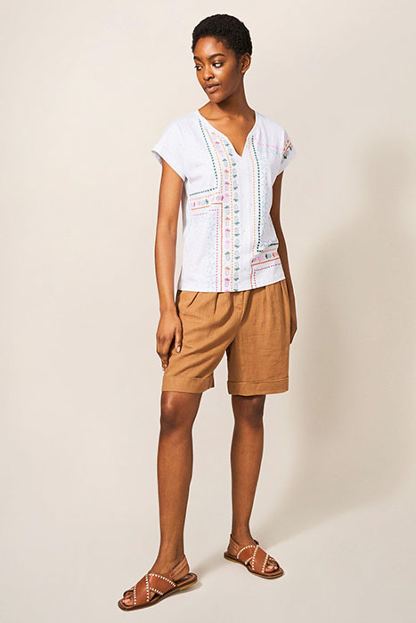 NELLY PRINT TEE WHITE PRINT 1