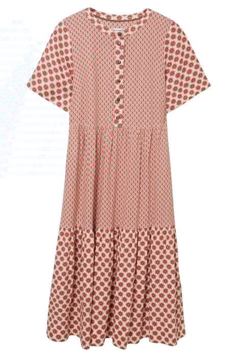 PIP MIDI DRESS RED MULTI 4