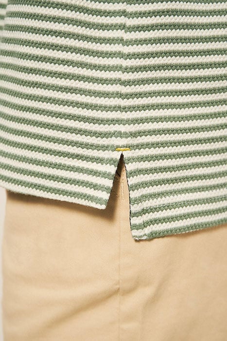 REVERE STRIPE POLO MINT GREEN 3