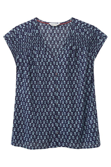 RAE COTTON VEST NAVY 4