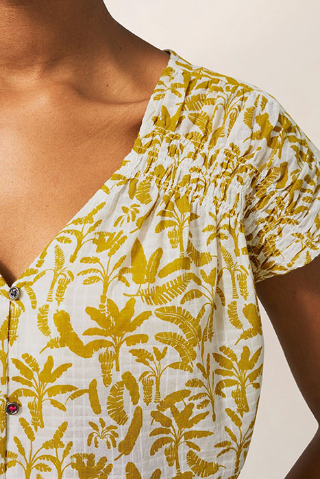 RAE ORGANIC COTTON VEST WHITE MULTI 4