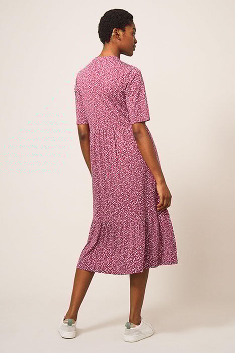 NAYA JERSEY DRESS PLUM MULTI 2