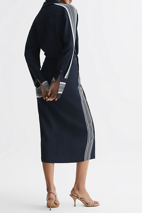 ARABELLA DRESS SHIRT NAVY 2