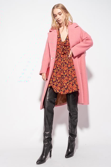 ALTAVELA ABITO CREPE STAMPA FI BLACK/RED MULTI 3