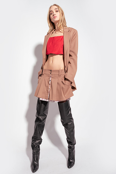 EGLEFINO GIACCA DIAGONALE COMP BEAVER FUR 2