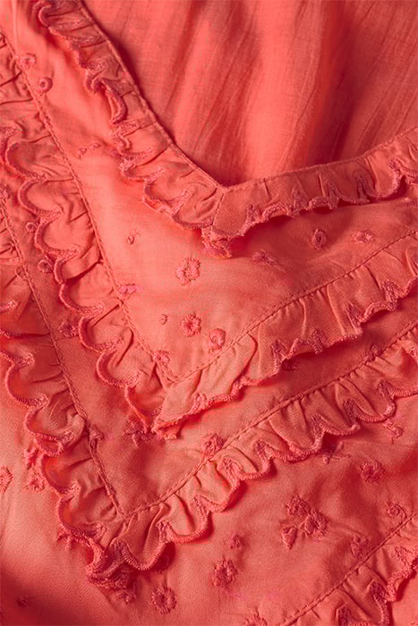 CRISSY DRESS HOT CORAL 4