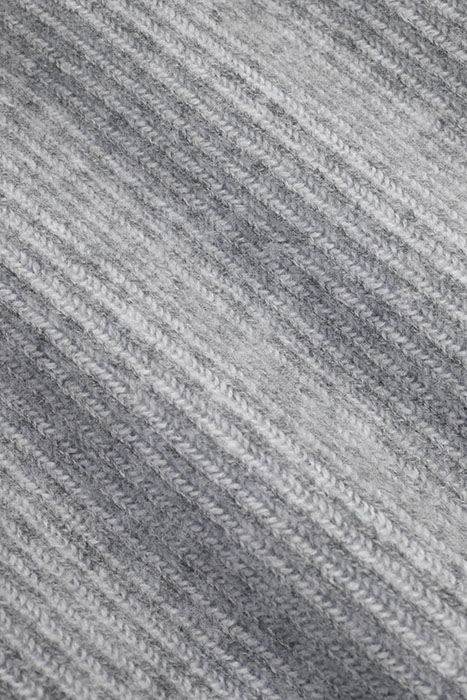 GREY RIBBED CREWNECK GREY 8