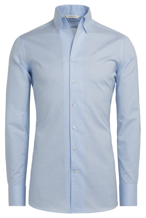 LIGHT BLUE STRIPED EXTRA SLIM FIT SHIRT LIGHT BLUE 9