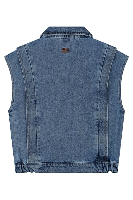 FIORI DENIM JACKET LIGHT BLUE 4