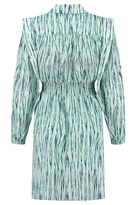 RAINA SHORT DRESS SHIBORI LAGOON 3