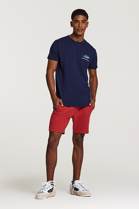 MEN PIQUE SHORTS MAVIS TANDORI SPICE BROWN 3