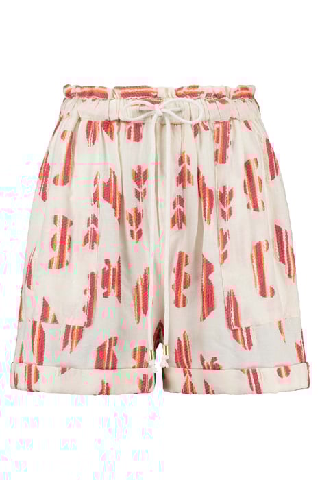 LADIES MARRAKECH SHORTS MADAGASKAR JACQUARD JET STREAM WHITE 6