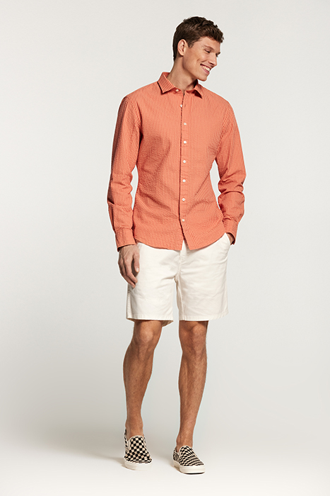 MEN COTTON STRETCH SHORTS JACK SNOW WHITE 3