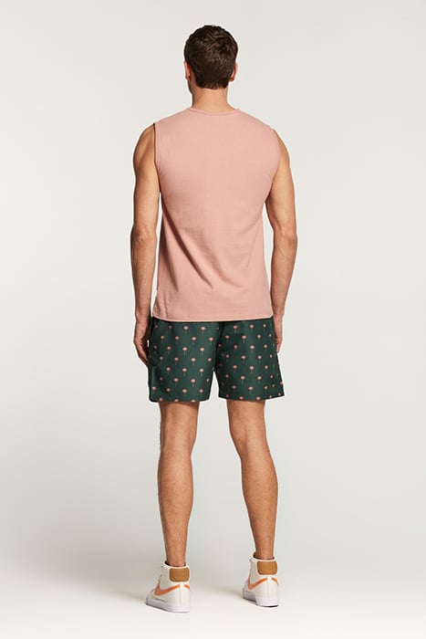 MEN MATTHEW NO BAD DAYS SINGLET OLD ROSE PINK 4