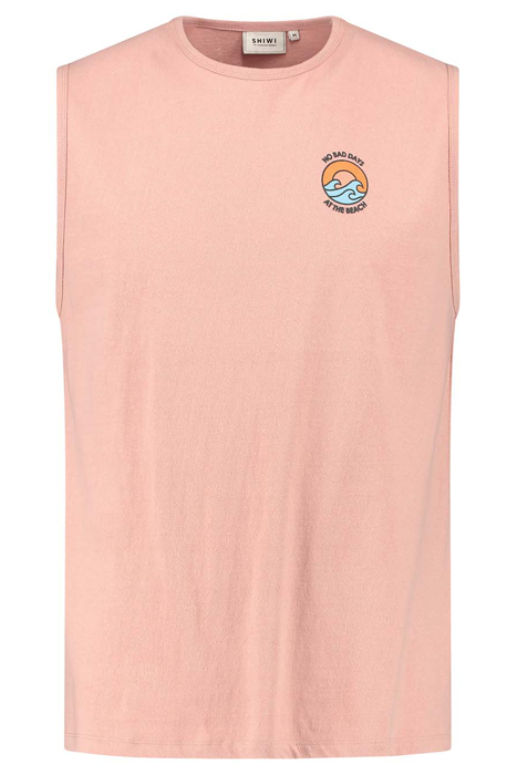 MEN MATTHEW NO BAD DAYS SINGLET OLD ROSE PINK 5