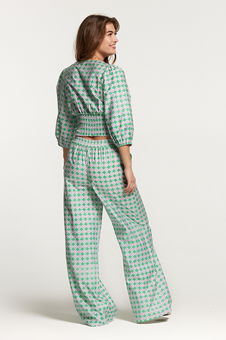 LADIES TRINIDAD TOP PORTO TILE FRESH GREEN 4