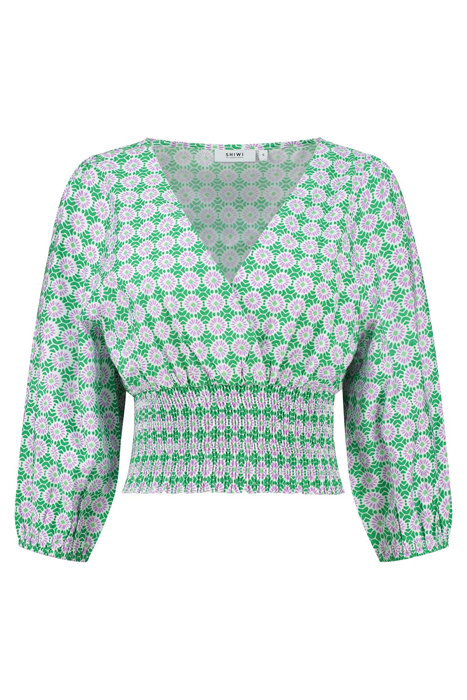 LADIES TRINIDAD TOP PORTO TILE FRESH GREEN 8