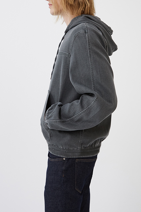 UNDERWATER HOODED DENIM JACKET 5