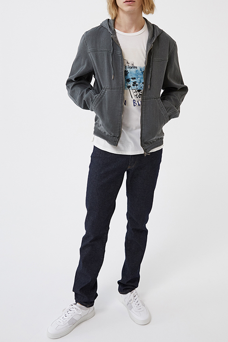 UNDERWATER HOODED DENIM JACKET 3
