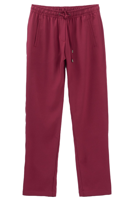 PURPLE CREPE STRAIGHT SUIT TROUSERS 4