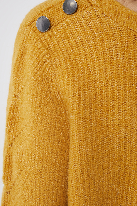 YELLOW REVERSIBLE KNIT SWEATER WOMEN 7