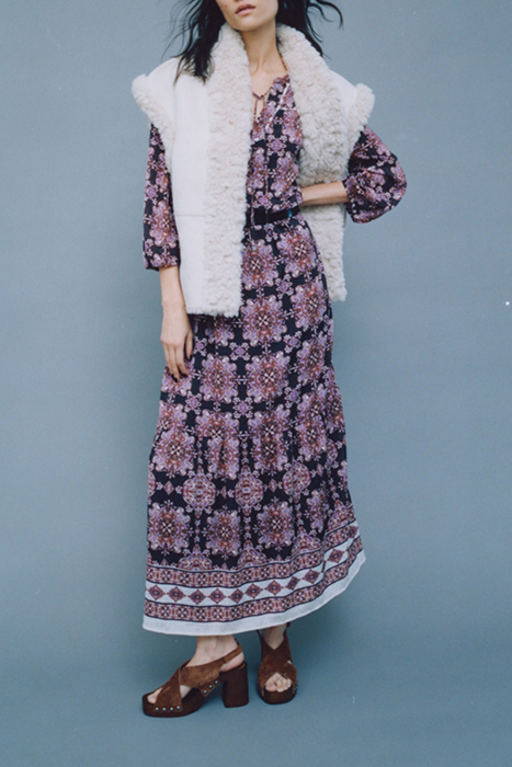 BOHO PRINT LONG DRESS 5