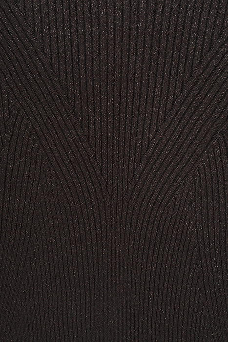 BLACK FINE KNIT SWEATER WITH BUTTONED CUFFS 9