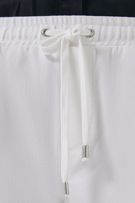 OFF-WHITE JOGGER-STYLE 7/8 STRAIGHT JEANS 4