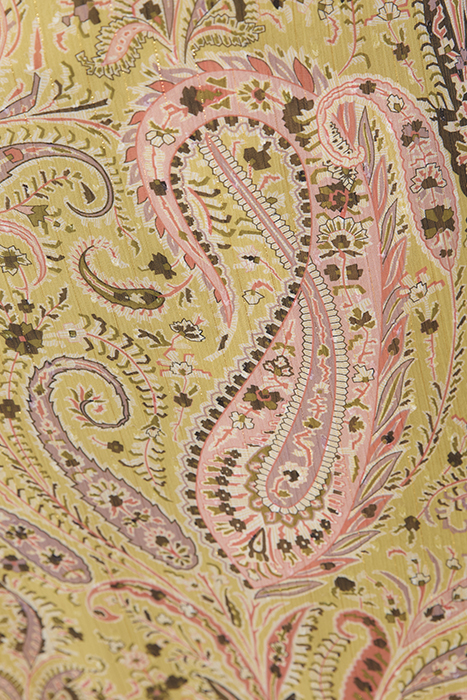 YELLOW PAISLEY SUMMER ASYMMETRIC MIDI SKIRT 6