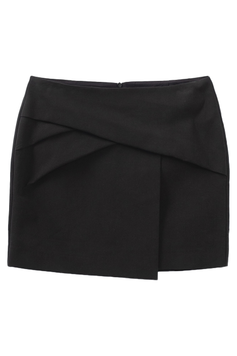 PURE EDITION – BLACK SHORT WRAP SKIRT 4