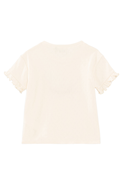 GIRLS’ ECRU EMBROIDERED ORGANIC COTTON WIDE-BRIMMED HAT 2