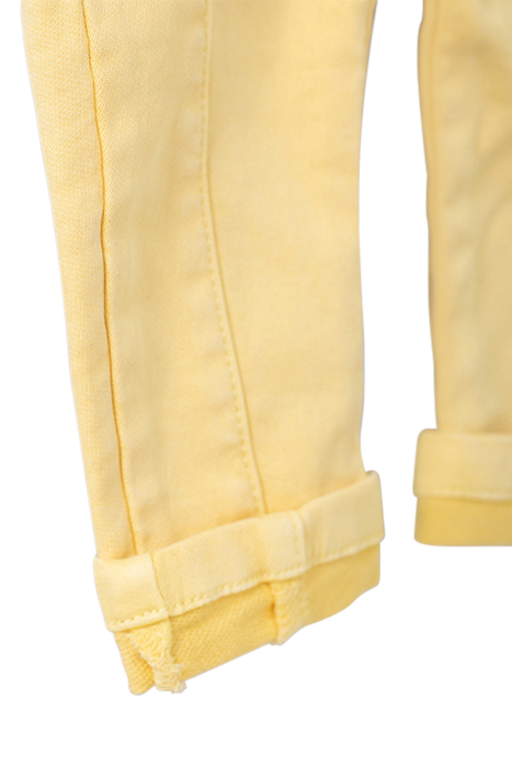 BABY BOYS’ LIGHT YELLOW JEANS WITH SEAM DOWN FRONT 6