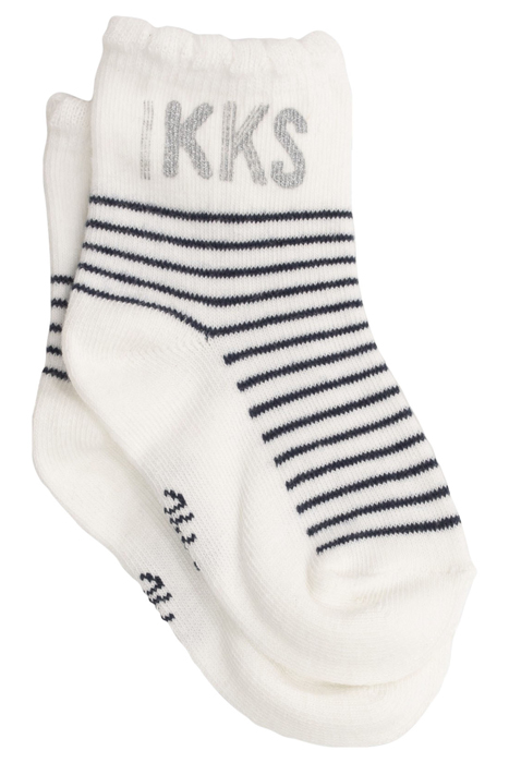 BABY GIRLS’ PINK, WHITE AND NAVY SOCKS 3