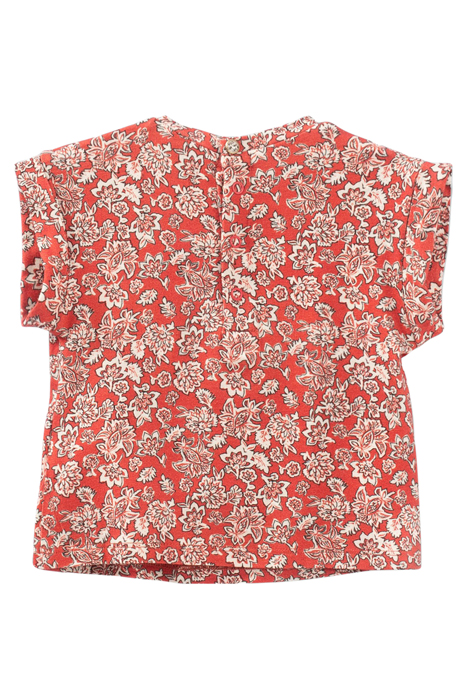 BABY GIRLS’ RED FLORAL PRINT T-SHIRT 2