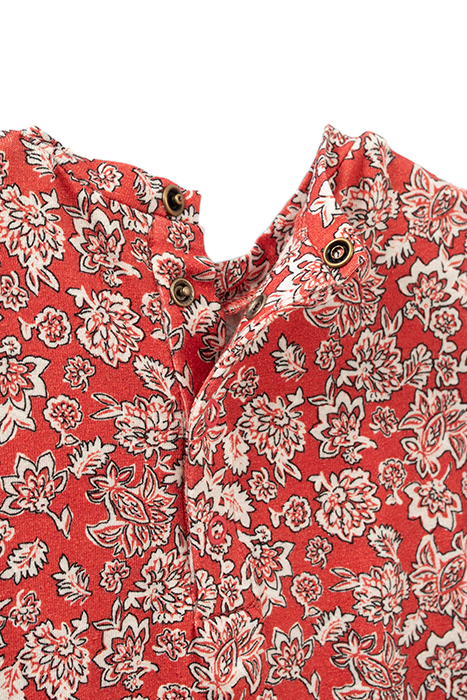 BABY GIRLS’ RED FLORAL PRINT T-SHIRT 5