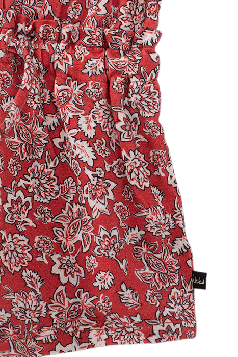 BABY GIRLS’ RED FLORAL PRINT PLAYSUIT 5