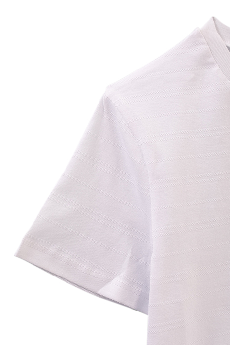 BOYS’ WHITE T-SHIRT WITH FLOWERY LIBERTY FABRIC POCKET 5