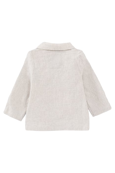 BABY BOYS’ BEIGE STRIPED SUIT JACKET 2