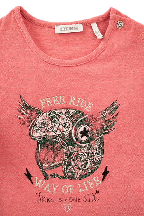 BABY GIRLS’ RED T-SHIRT WITH WINGED HELMET 4