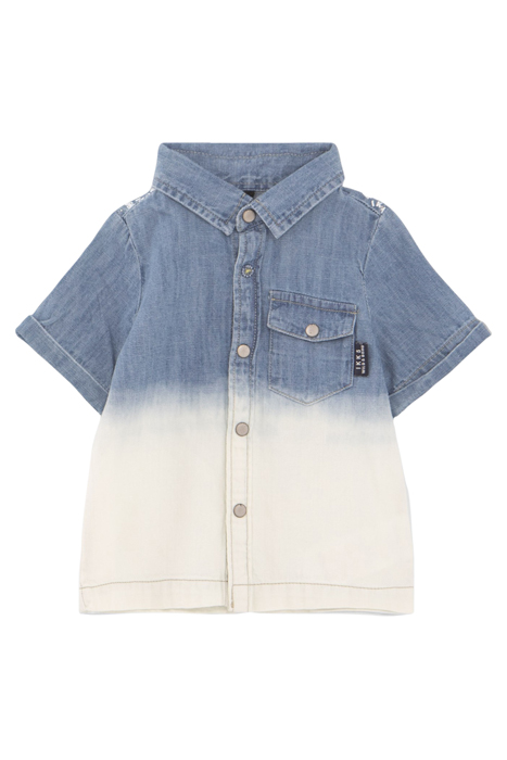 BABY BOYS’ BLUE DENIM SHIRT WITH DETACHABLE HOOD 3