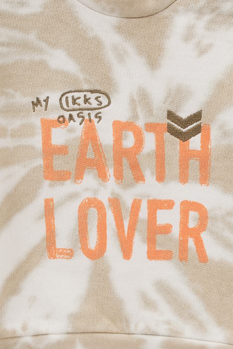 BABY BOYS’ BEIGE TIE-DYE SLOGAN SWEATSHIRT 4