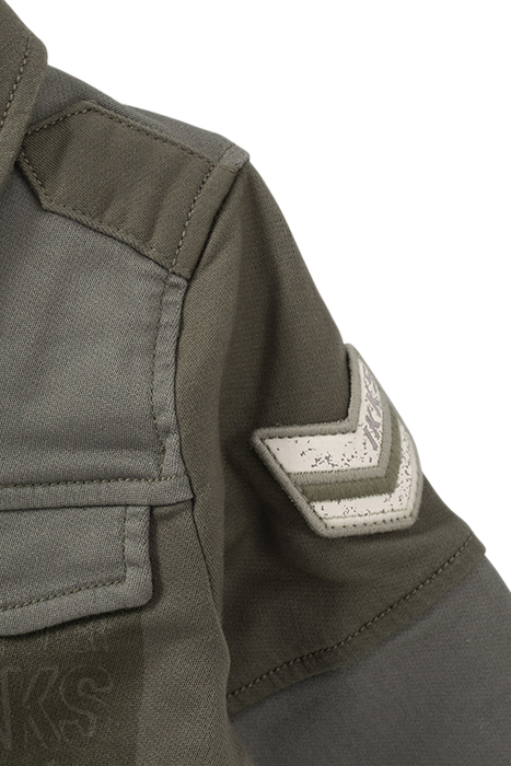 BABY BOYS’ KHAKI SAFARI JACKET WITH CONTRASTING POCKETS 6