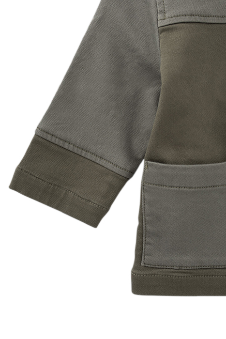 BABY BOYS’ KHAKI SAFARI JACKET WITH CONTRASTING POCKETS 5