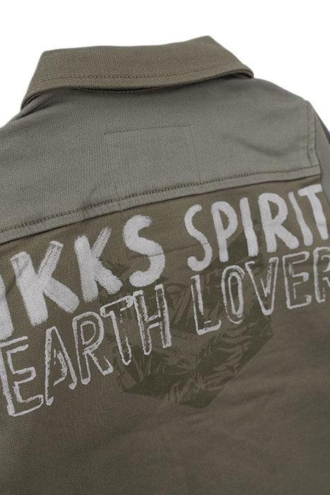 BABY BOYS’ KHAKI SAFARI JACKET WITH CONTRASTING POCKETS 4